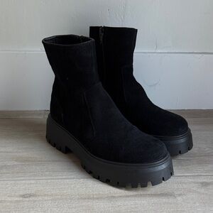 ASOS Black Chunky Ankle Boots